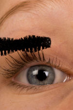 applying mascara